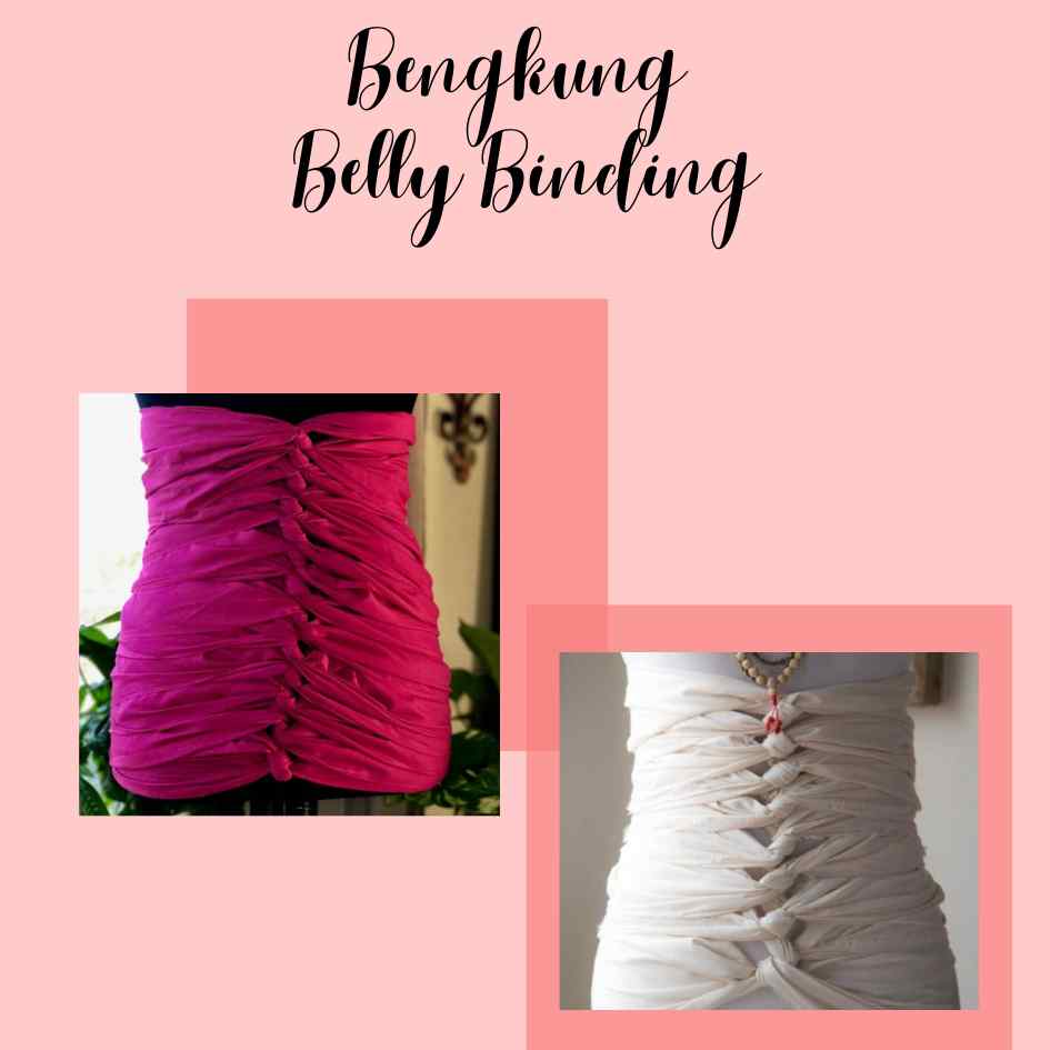 African+Malay (un-bleached) Muslin Belly Binding Wrap
